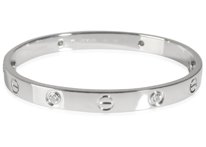 Cartier Love Bracelet, White Gold