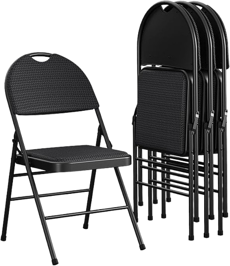 COSCO Commercial XL Comfort Fabric Padded Folding Chair COSCO Commercial XL Comfort Fabric Padded Folding Chair