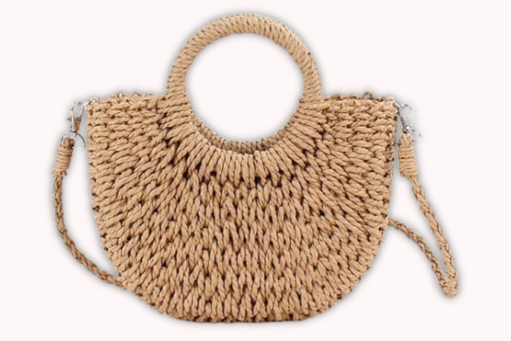 Rattan Handwoven Handbag gifts beginning with r for her- Rattan Handwoven Handbag