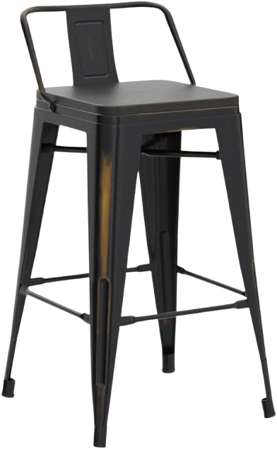 Alunaune Metal Bar Stools