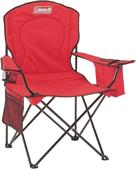 Coleman portable camping chair with 4-can cooler Coleman portable camping chair with 4-can cooler