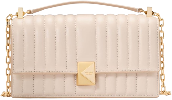 Kate Spade Deco Quilted Leather Mini Flap Chain Crossbody