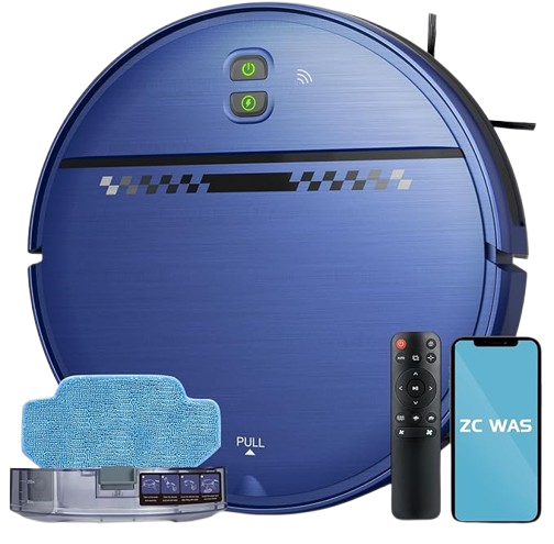 ZC WAS 2-in-1 Robot Vacuum and Mop Combo