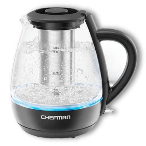 Chefman Electric Kettle with Tea Infuser