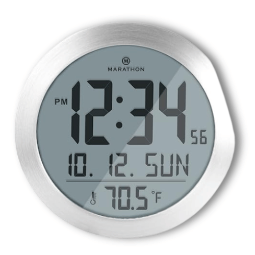 Marathon Digital Wall Clock
