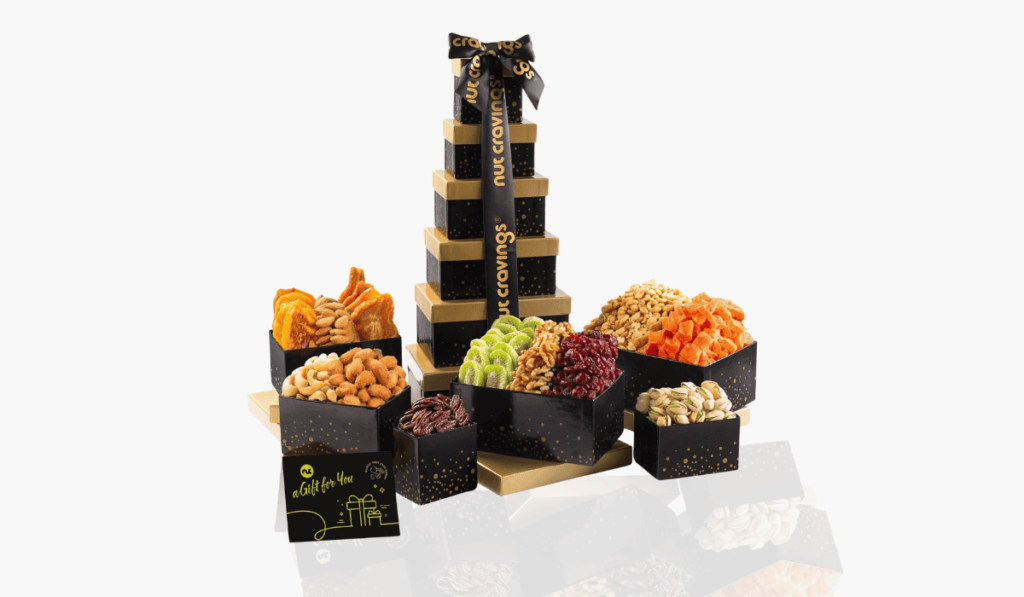 Gourmet Tower Gift Basket