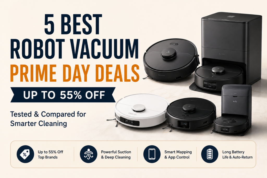 5 Best Robot Vacuum Prime Day Deals — Up to 55% Off