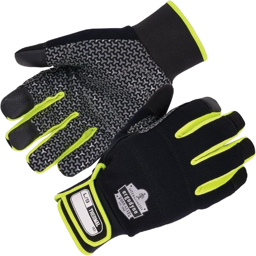 Ergodyne ProFlex 850 insulated freezer gloves with touchscreen fingertips for cold storage digital work